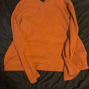 brunt orange color a thinner material